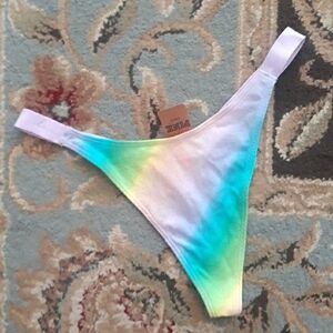 Pink VS high leg thong